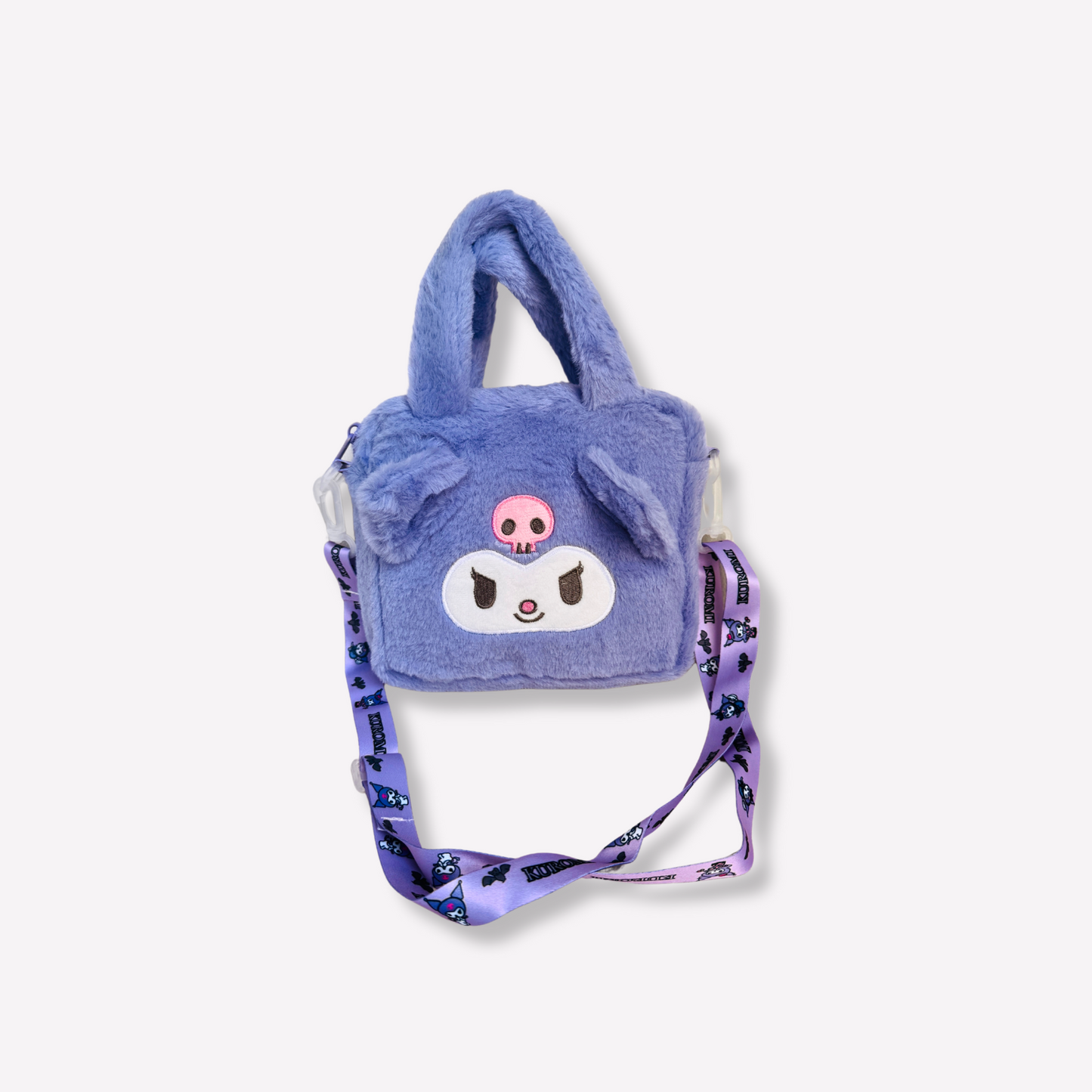 Kuromi plush handbag